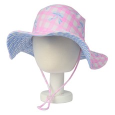 Le Motif 兒童蝴蝶結格紋遮陽帽, 蝴蝶結格紋, 1個
