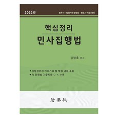 2023 核心整理 民事執行法, 法學社