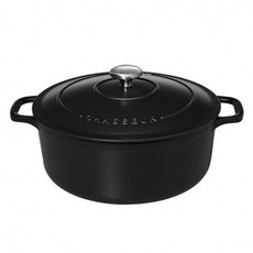 차세르 원형 꼬꼬떼 냄비, 20cm, 블랙, 1개