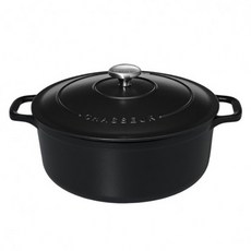 차세르 원형 꼬꼬떼 냄비, 28cm, 블랙, 1개