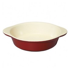 차세르 원형 접시 15cm, 레드, 1개