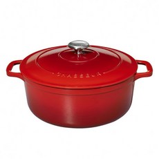 차세르 원형 꼬꼬떼 냄비, 18cm, 루비레드, 1개
