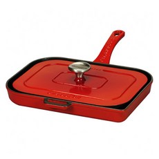 CHASSEUR 帕尼尼烤盤 紅寶石色 36 x 25cm, 1個, 36cm