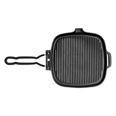 CHASSEUR 可折疊把手方形烤盤 黑色, 1個, 22cm