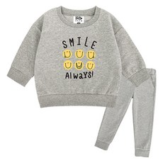 KIDSCREW 兒童六微笑圖案上下套裝