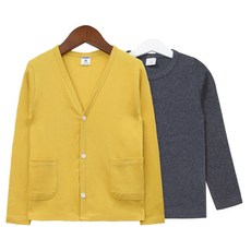 Uravi 兒童口袋開襟衫 + T恤套組