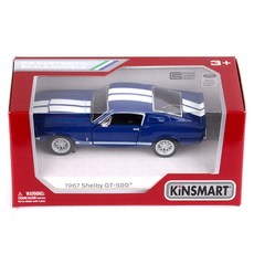 KiNSMAR 1967 Shelby GT500 汽車 KT5372, 藍色, 1個