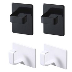 모나코올리브 냉장고세탁기 착붙 자석후크 2종 2p 세트, 화이트, 블랙, 1세트