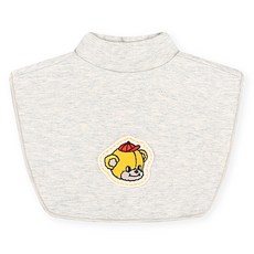 Milk Baby 嬰幼兒可愛小熊層次高領圍兜