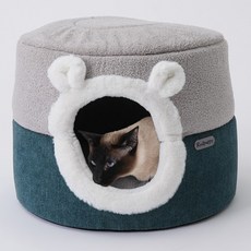 개과천선 티브통 방석 하우스, 오션블루, 1개