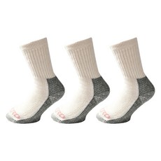 LIBERO 男女通用 Clever 全緩衝羊毛登山襪 3雙組, 1套, 煙灰色