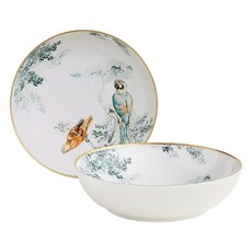 Hermes Kanetz Déquateur 穀物碗 038013P, 2個, 混色