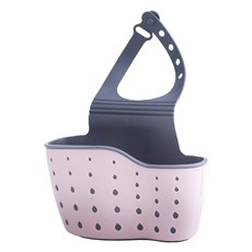 월드크린 싱크 수세미통, 핑크, 1개