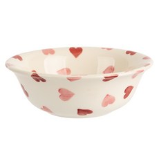 Emma Bridgewater Pinks 粉紅愛心麥片碗 16.4cm, 1個, 混合色