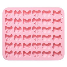 이홈베이킹 6종 리본 실리콘몰드 36구, 랜덤발송, 1개