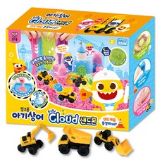 IWill COMPANY 碰碰狐 鯊魚寶寶 雲朵沙怪 沙堡重型機具套組, 1套, 混合顏色