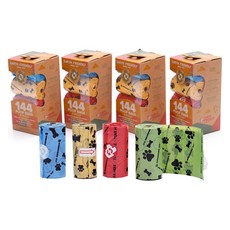 DING DONG PET 寵物拾便袋, 混色, 32個, 18入