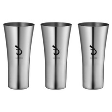 Haroro 山野不鏽鋼素色杯 380ml, 3個