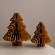 Home Flow 聖誕桌上型迷你紙樹, 2個, 10