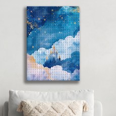 타공판닷컴 UV 프린팅 인테리어 타공판 환상의 왕국 800 x 1000 mm, 1개, 혼합색상