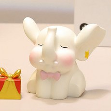 Homeflow 大象裝飾品 喬遷賀禮 + 禮物造型組合, 米色禮物