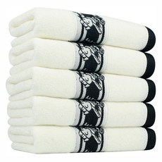 송월타월 스누피 플레이필드 세면타월 150g 30수 코마사, 아이보리, 5개