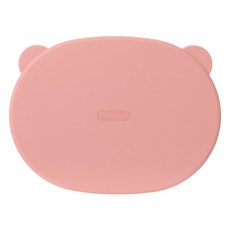 Edison 自主矽膠吸附餐盤蓋, 1個, 粉紅色, 單品