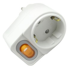 코텍스 접지 스위치 탭 1구 E-7325, 70mm, 화이트, 1개