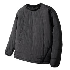 男款圓領簡約側拉鍊鋪棉大學T HA-1484 WES1022