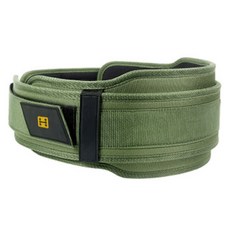 Heliocel 健身舉重尼龍腰帶, 1個, 綠色