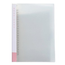 lucalab 思緒整理手帳 A5 19R 20孔 PP活頁夾, 粉紅色, 1個