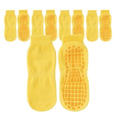 Edelin 防滑踝襪, 5個, 黃色