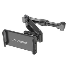 BARABOGO 車用後座頭枕智慧型手機平板電腦支架, 黑色, 1個