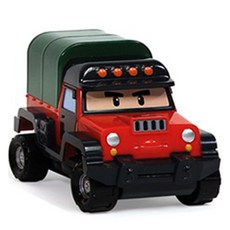 ACADEMY HOBBY MODEL KITS 救援小英雄波力4吋變形車Poacher, 1個, 混色