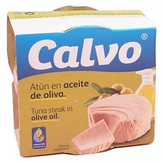 Calvo 橄欖油鮪魚排, 160g, 1個