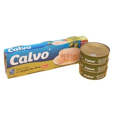 Calvo 西班牙橄欖油鮪魚, 100g, 3個