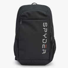 SPYDER 男士刻字標誌防雨背包, 黑色, 1個