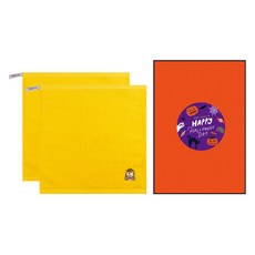 송월타월 할로윈 스누피 피너츠 고리수건 70g 30수 면사 2p 선물세트, 옐로우, 1세트