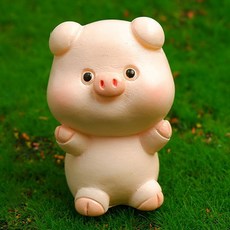 홈플로우 12간지 조디악 십이지 동물 홈 인테리어 미니어쳐 피규어 장식품, 돼지