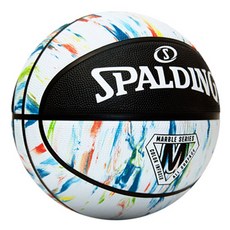 SPALDING 斯伯丁 Marvel系列BLK白色彩虹籃球