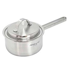 Kitchen-Art IH電磁爐適用5層不鏽鋼單柄鍋, 銀色, 16cm, 1個