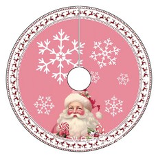 Allode 粉紅色聖誕樹裙裝飾, 05 粉紅聖誕老人, 1個