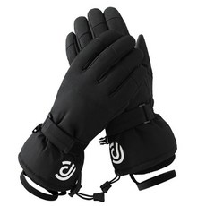 블루무역 여성용 스마트 터치 스키장갑, 블랙, 1세트