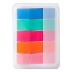 PEONIST 旗標索引貼紙 07號鮮豔色, 5入, 1個