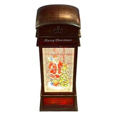 聖誕節聖誕節皇冠電話亭音樂盒, 混色