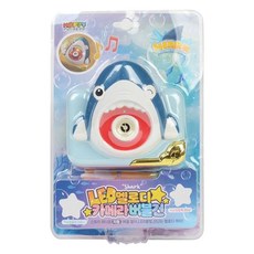 KYi&D LED旋律相機鯊魚泡泡槍, 1個, 隨機出貨