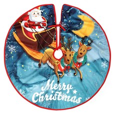 Allode 聖誕快樂聖誕樹裙, 1個, 15 奔跑的聖誕老人