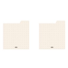 PLEPIC Moist Tracing 索引便利貼 M, 2個, 15 棉柔圓點, 1入