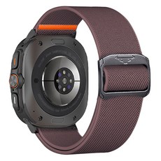 HAMATE Galaxy Watch 彈性尼龍錶帶, 獨立紫, 1個