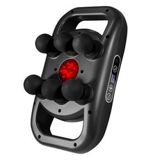 니치유 근막총 등허리 고주파 진동 근육이완 휴대용 마사지헤드 안마기 RT-608, 그레이